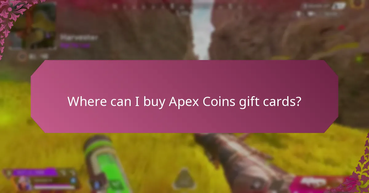 Where can I buy Apex Coins gift cards?