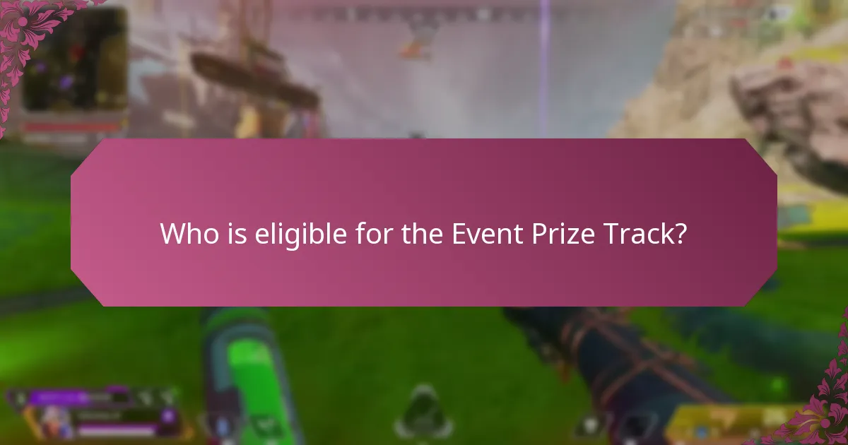 Who is eligible for the Event Prize Track?